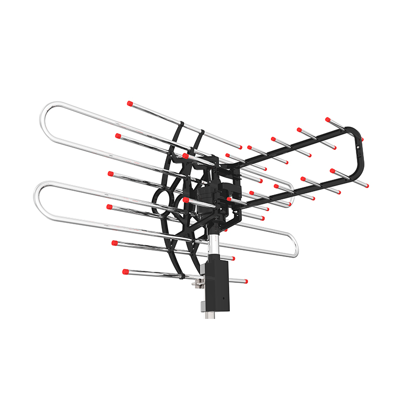 Antena VHF y UHF 850 ​​con rotación de 360° controlada a distancia